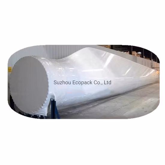 Flame Retardant PE Shrink Plastic Pallet Tarps Covers Barrier Plastic Film for Boat and Construction