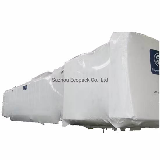 Flame Retardant PE Shrink Plastic Pallet Tarps Covers Barrier Plastic Film for Boat and Construction