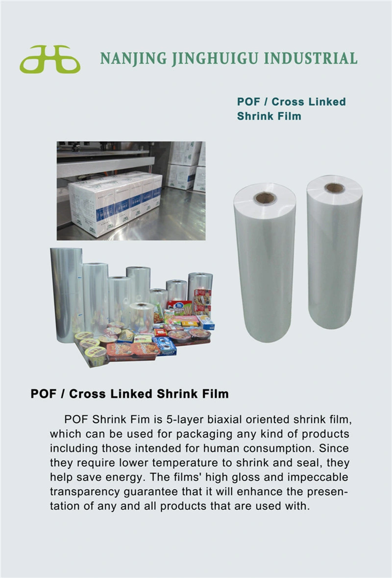 Hot Selling Recyclable 5 Layer Polyolefin POF Hot Shrink Film