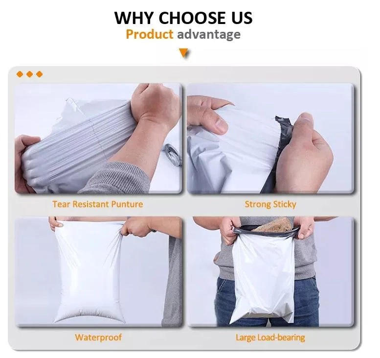 Grey/White Mailer Bag 25*35cm/10X13" Poly Mailing Bag with Competitive Price