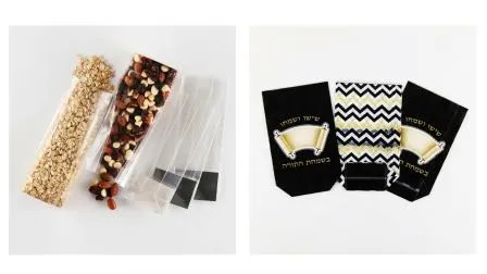 Per uso alimentare, elevata nitidezza, stampa personalizzata ad alte prestazioni, sacchetto per snack/caramelle/dolci/biscotti/frutta/torta/pane piatto in PP/OPP, sacchetto antibatterico